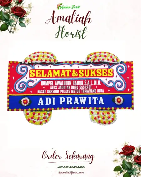 Papan Bunga Ucapan Selamat Karangbendo